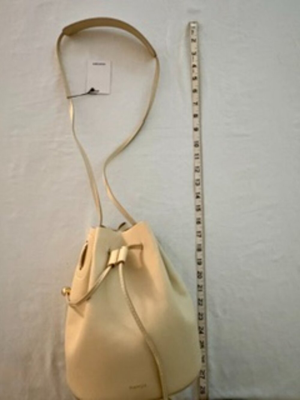 Mango Faux Leather Bucket Handbag NWT - Picture 6 of 7